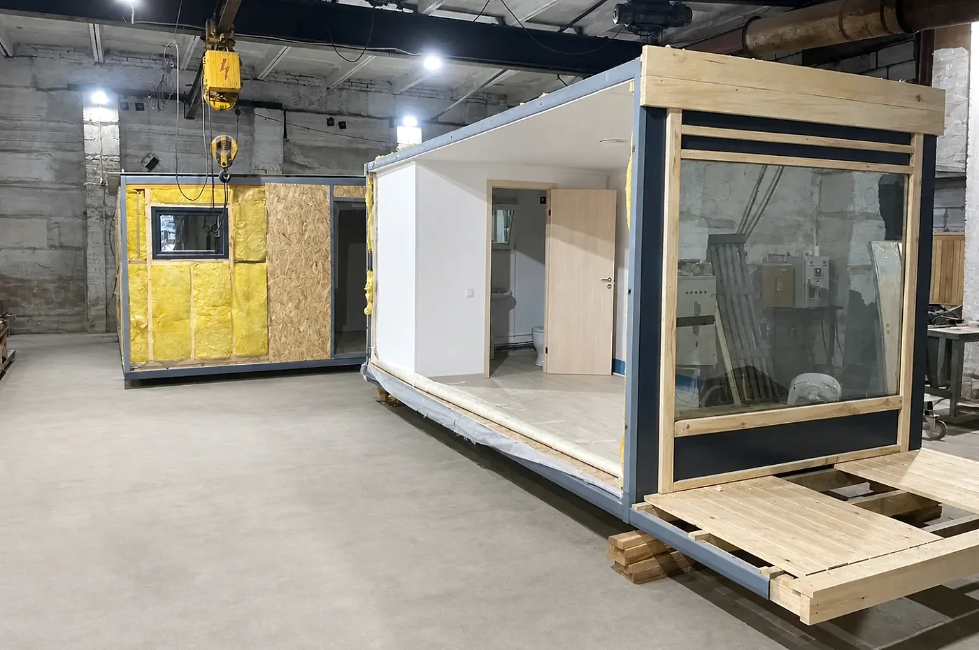 Площадка для мусора в глэмпинге — пример решения ExModule